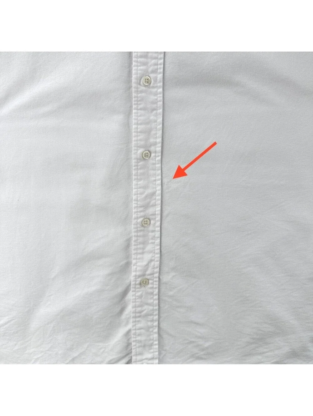 Polo Ralph Lauren White Oxford Cloth Button Down Shirt 4XB